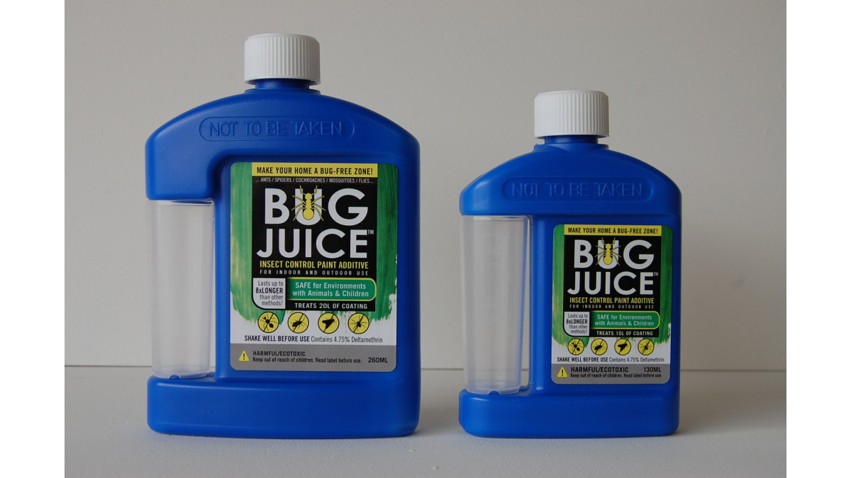 Bug Juice deters flying and crawling insects.