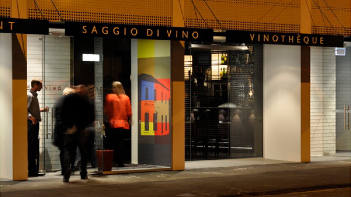 Saggio di Vino entrance.