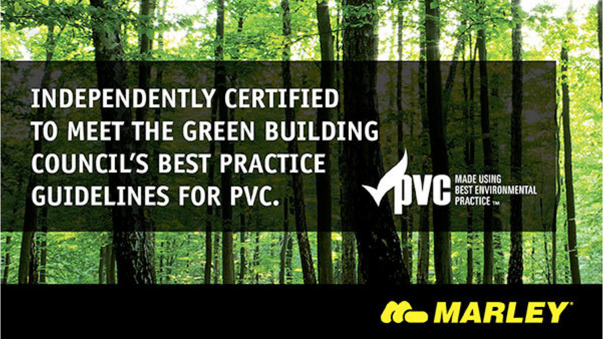 Obtain 3 Green Star points by Specifying Marley BEP Products<br />
