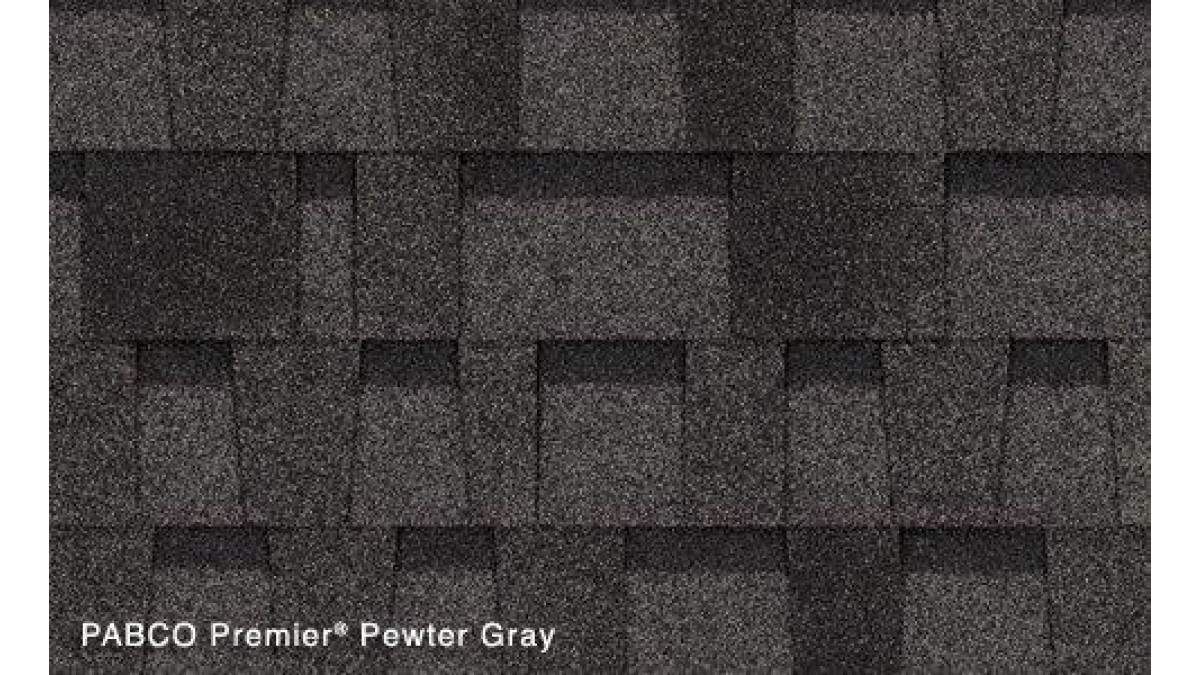Close up of PABCO Premier Pewter Grey