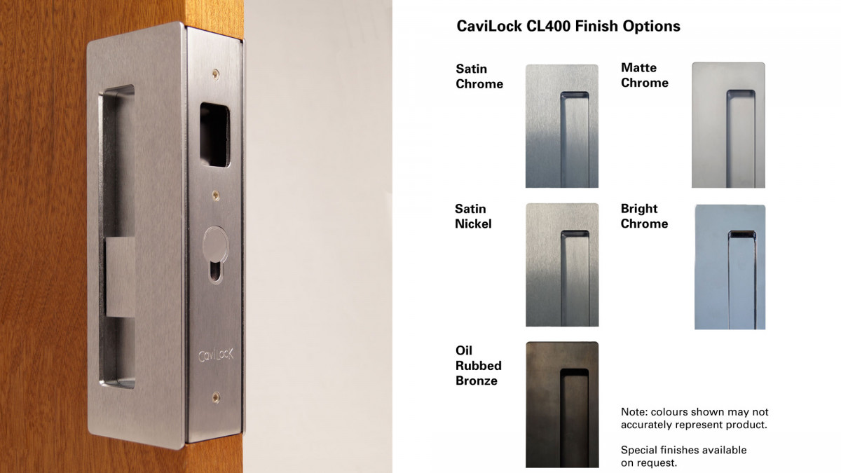 CL400 Privacy is available in a range of finishes.