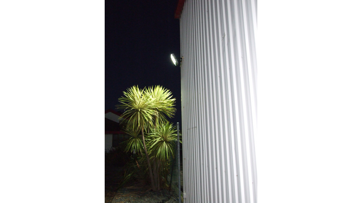 LED flood lights were also supplied for the exterior of the building.