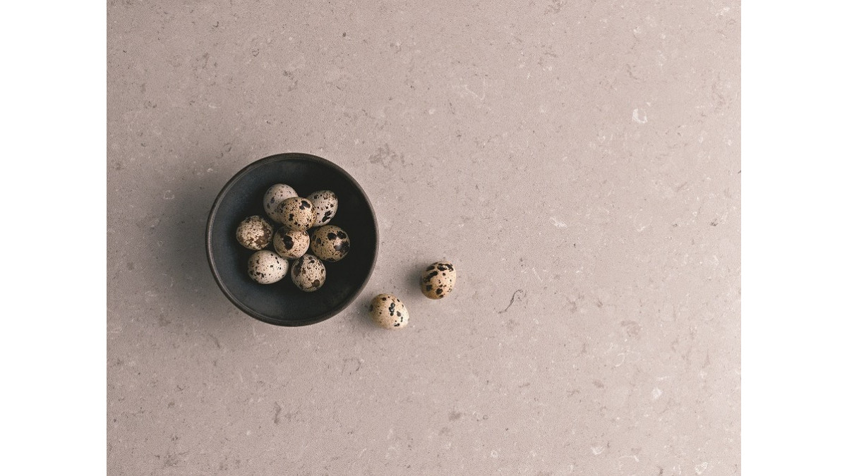 Caesarstone Clamshell.