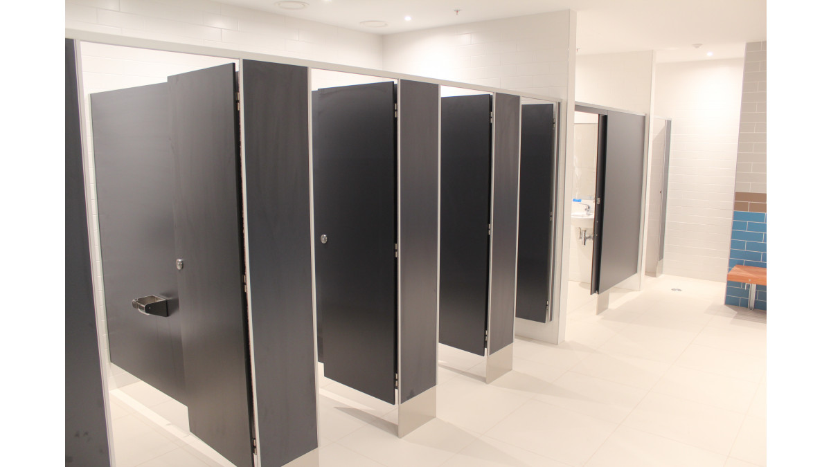 KerMac K-FloorMounted Cubicles at Te Atatu Community Centre and Library.