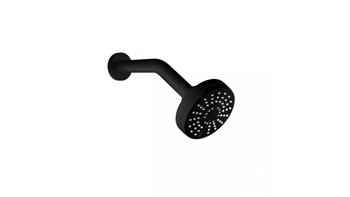 Splash Black Slide Shower.