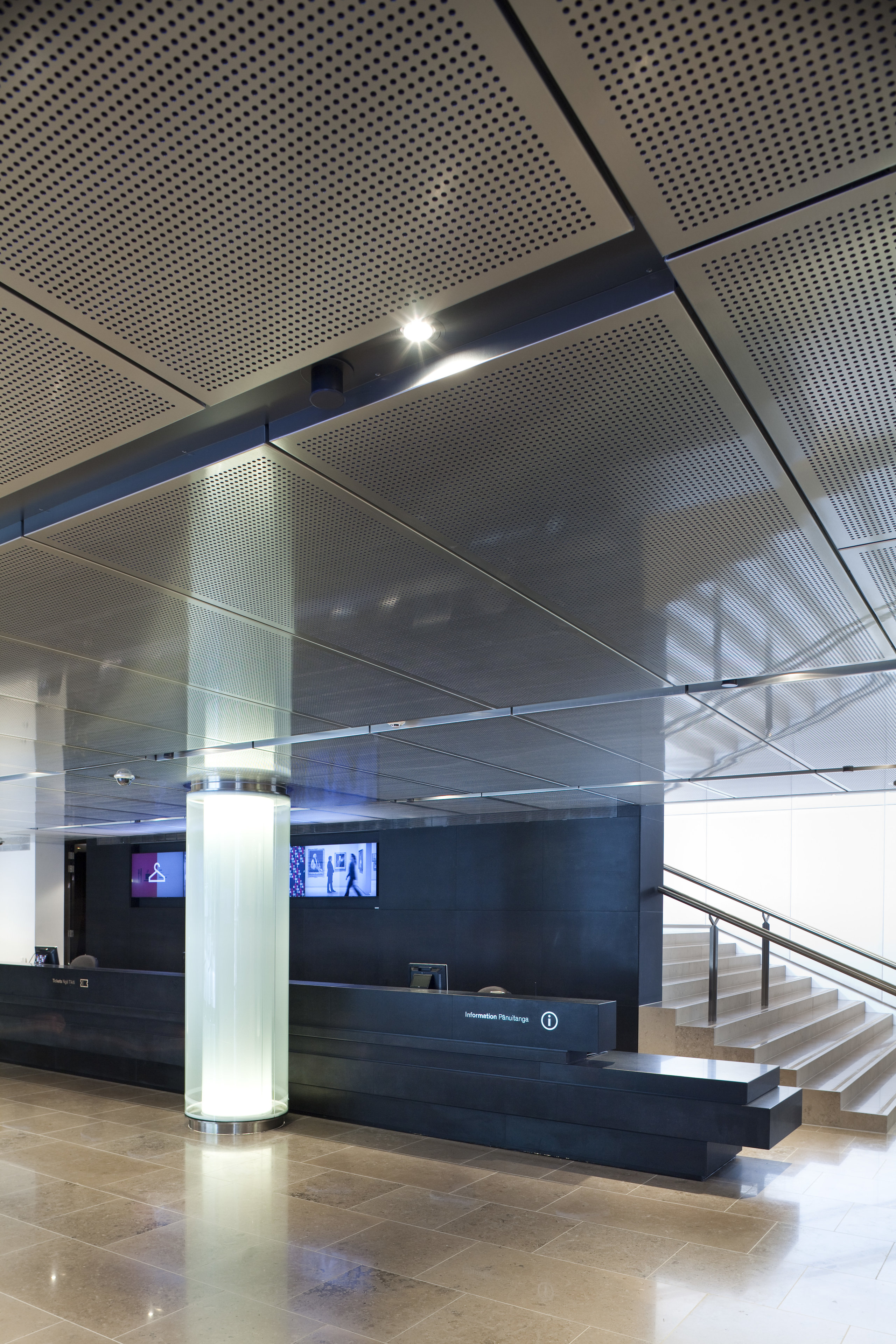 Elegant, Fire Retardant Ceiling Panels for Auckland Art Gallery EBOSS