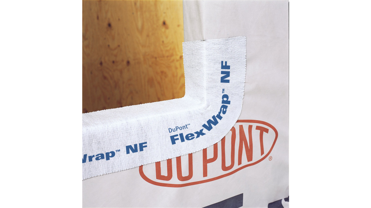 DuPont Flashing Tapes have a 100% Butyl Adhesive which allows them to stick when the flashing tape is warmer than -4ºC.