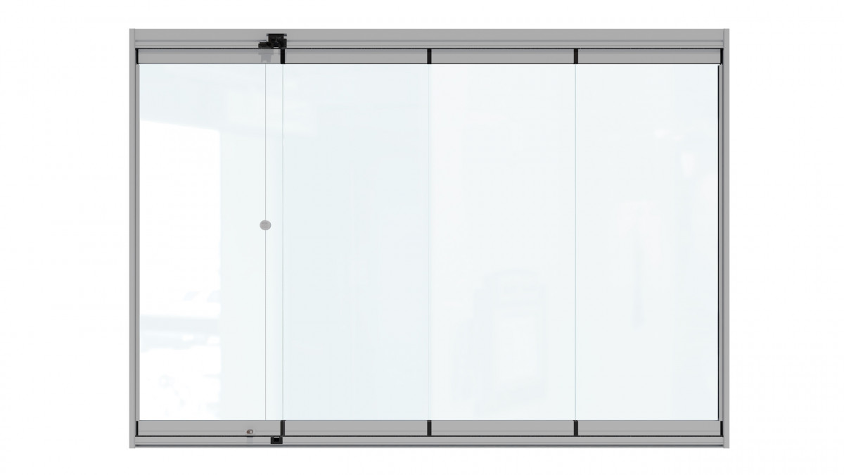 UNEX Alfresco Glass Screens - Closed