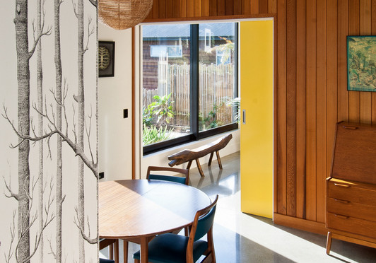 Yellow CS AluTec Doors Add Colour to Family Home