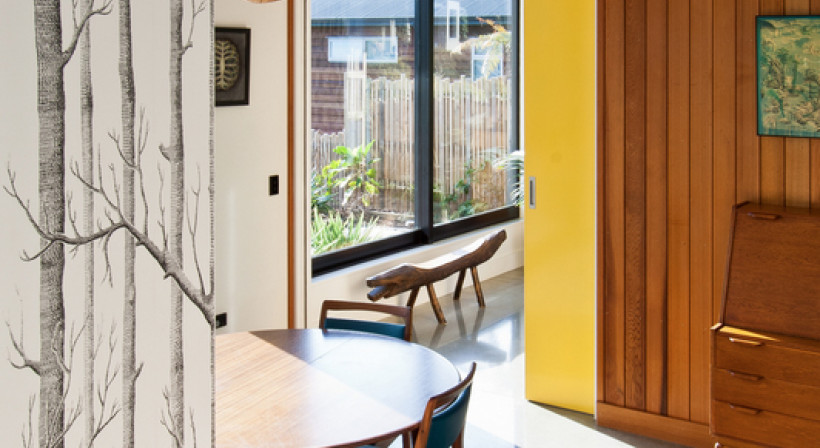 Yellow CS AluTec Doors Add Colour to Family Home