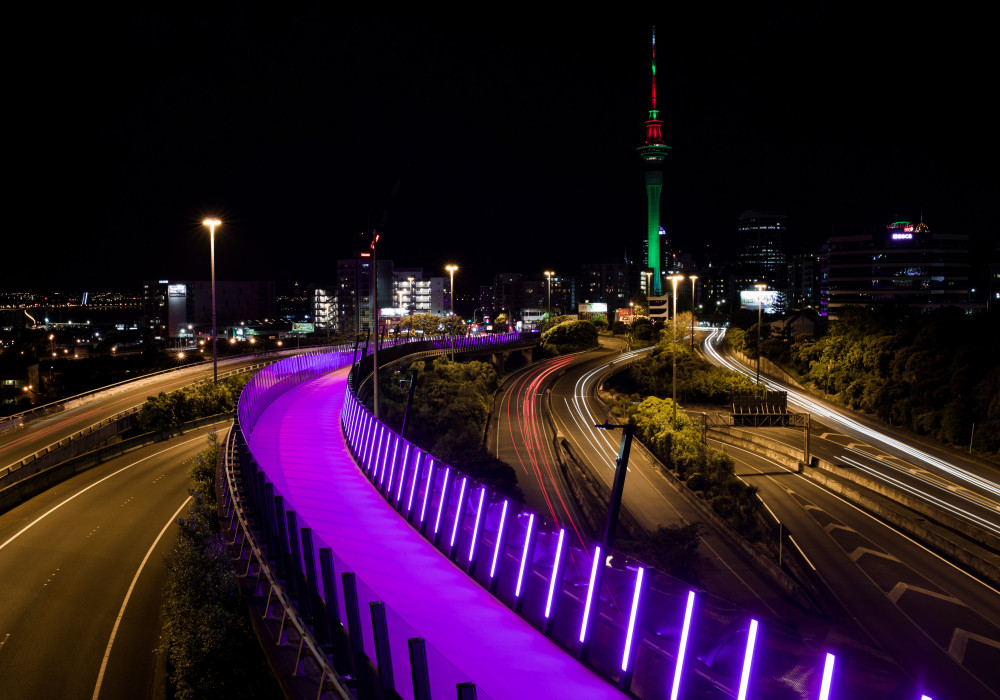 PLEXIGLAS Satinice Brightens Up Nelson Street Cycleway