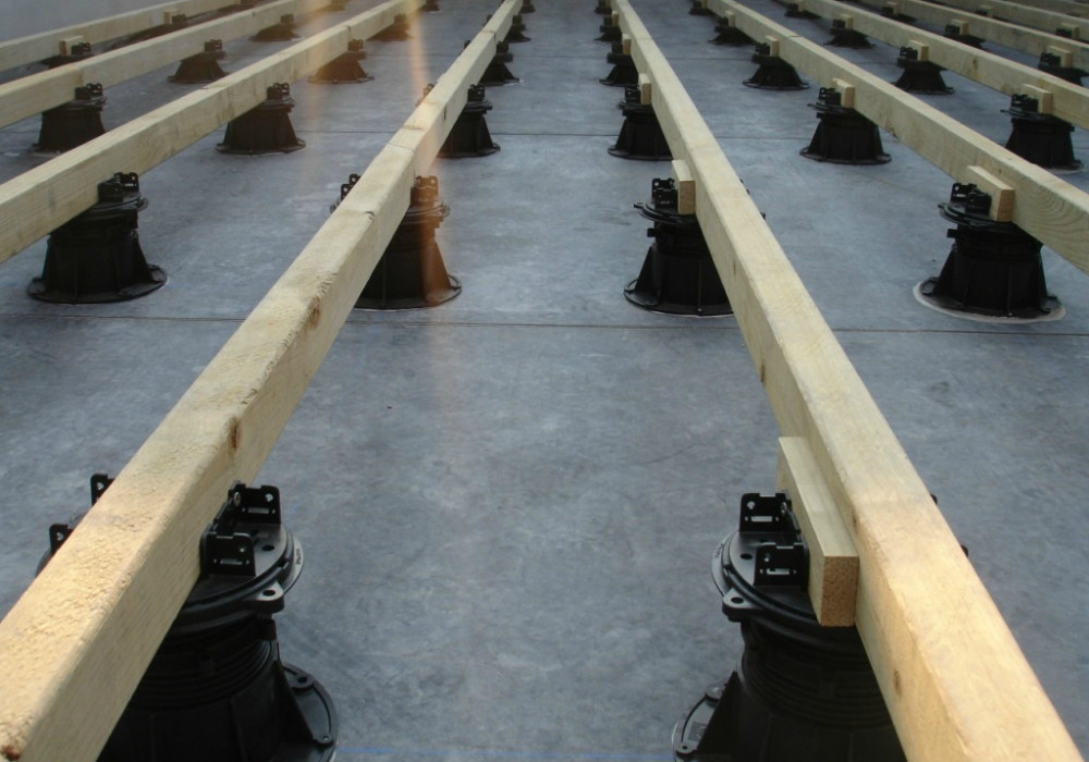 Viking's Innovative Buzon Pedestal System for Timber and Paved Decks