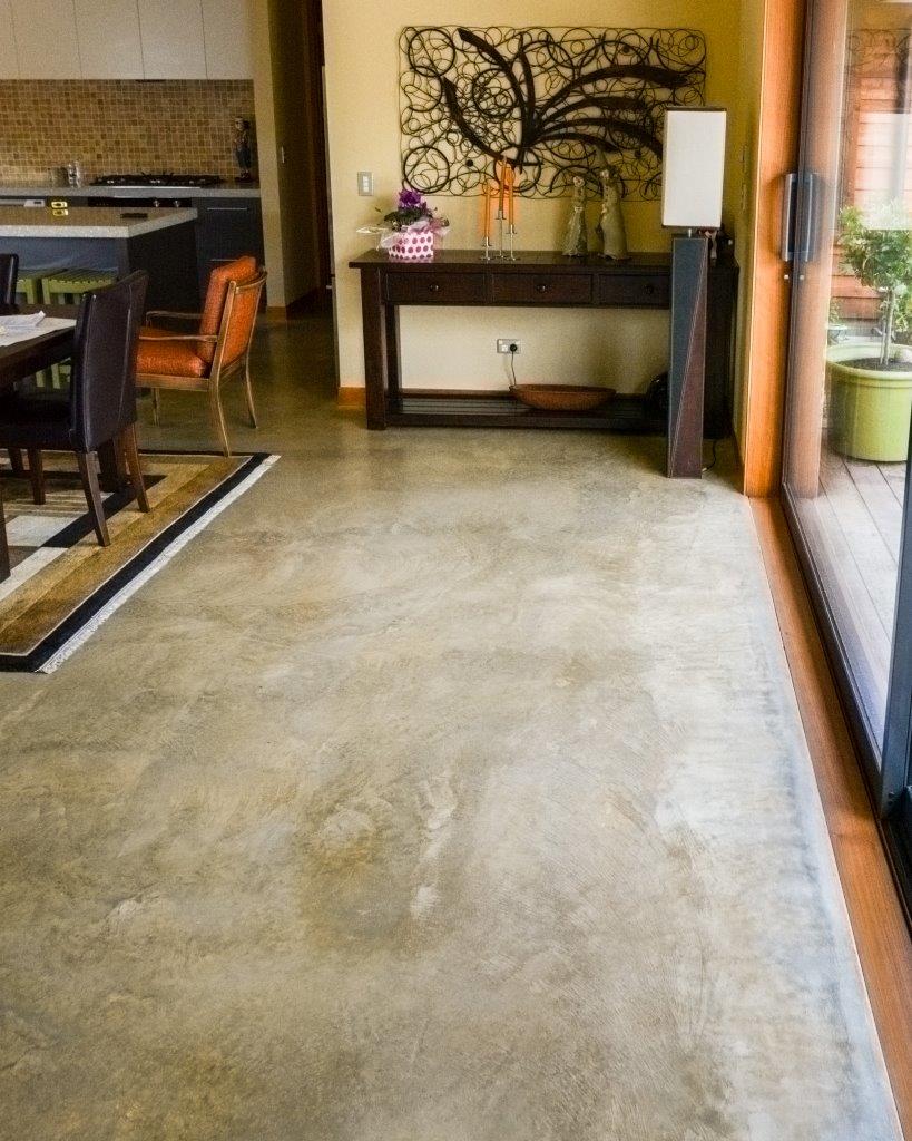Coloured Concrete Floors Make Beautiful First Impression EBOSS