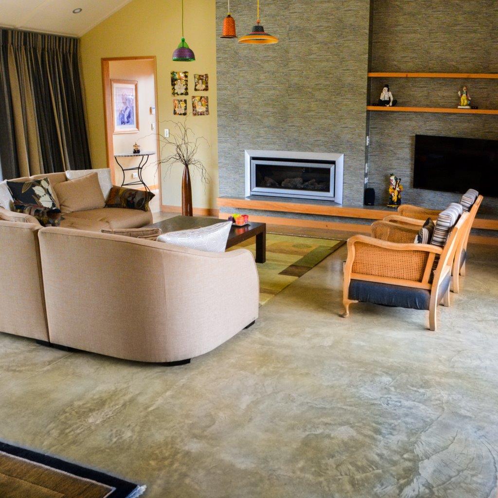 Coloured Concrete Floors Make Beautiful First Impression EBOSS