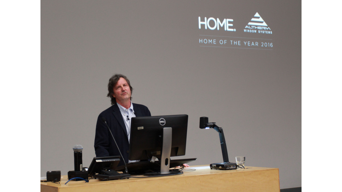 Tom Kundig attracted a large audience at his Auckland talk.