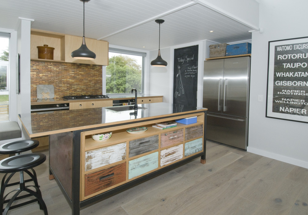 Resene Colour Gives Taupo Bach a Roomy Feel