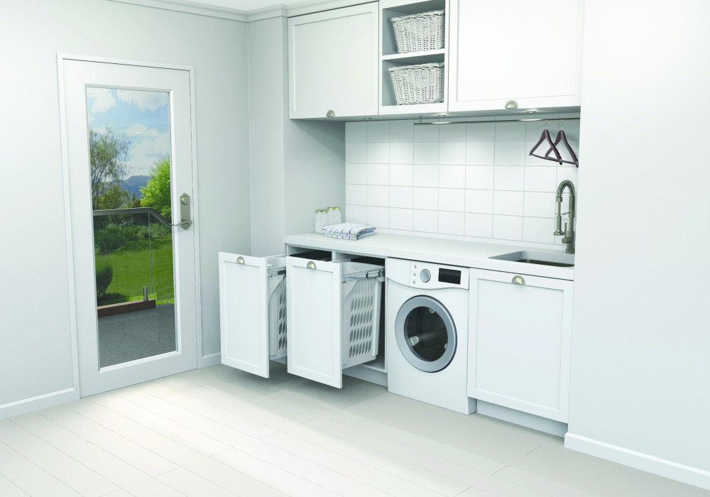 Hideaway's Discreet Laundry Hamper Saves Space