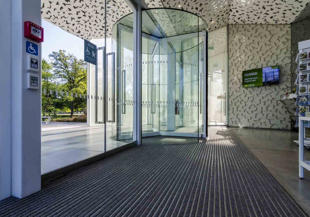 Robust Entrance Matting Keeps Conservatory Clean and Dry