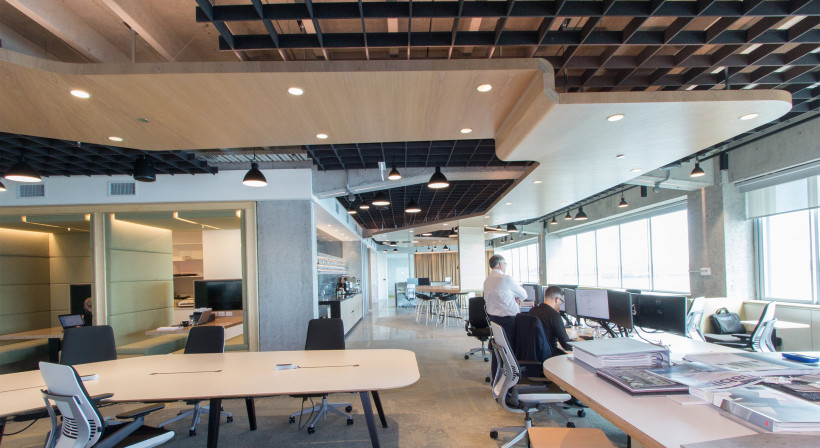 Autex Adds Acoustic Balance and Visual Flair to New Unispace Office