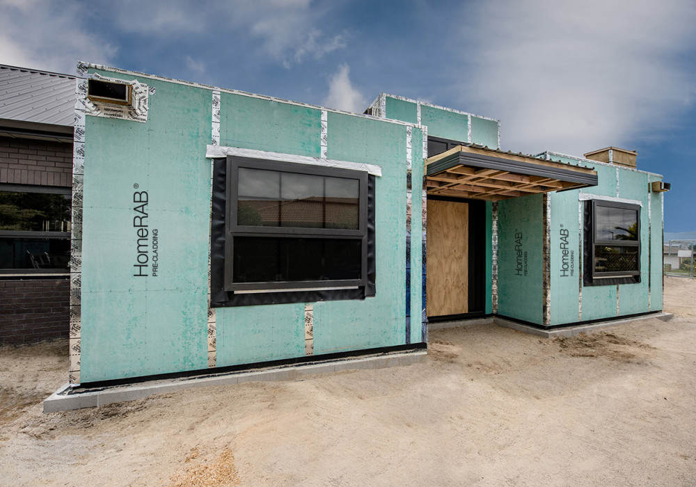 HomeRAB Pre-Cladding Provides Superior Weathertightness