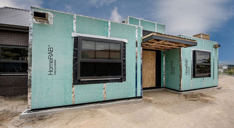 HomeRAB Pre-Cladding Provides Superior Weathertightness