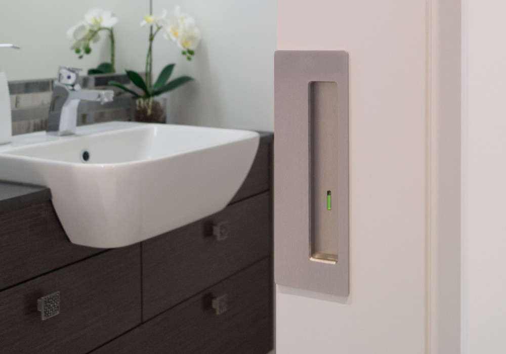 CS Doors' New Magnetic Privacy Indicator Lock for Pocket Doors