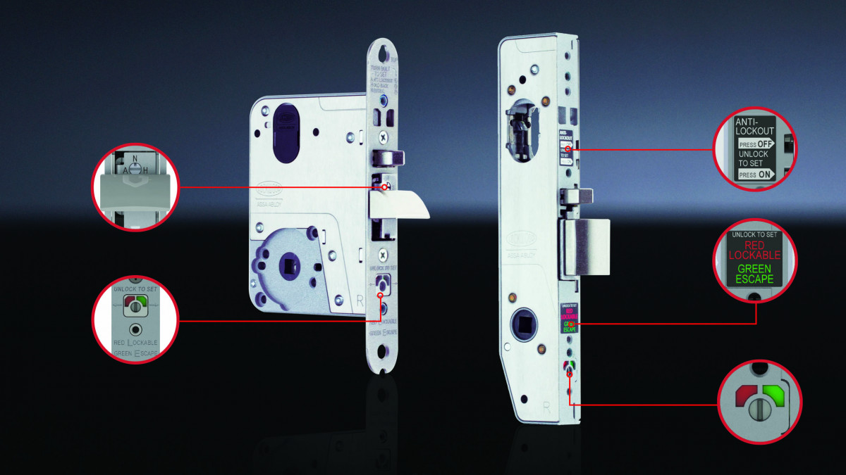 Lockwood Selector 3700 Series Mortice Lock Features.