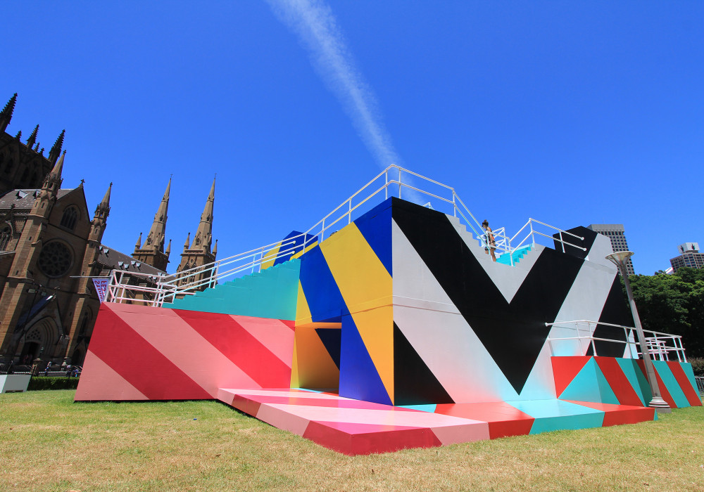 Environmental Choice Resene Paint for Festival Installation