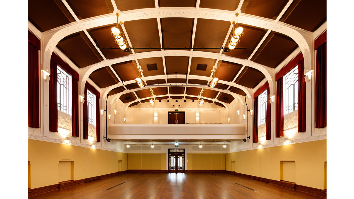 Sir Geoffrey Peren Building Auditorium.