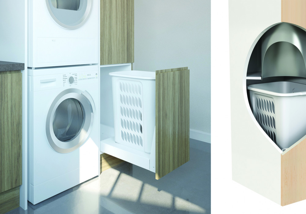 Hideaway Hampers Provide Tidy Laundry Solutions
