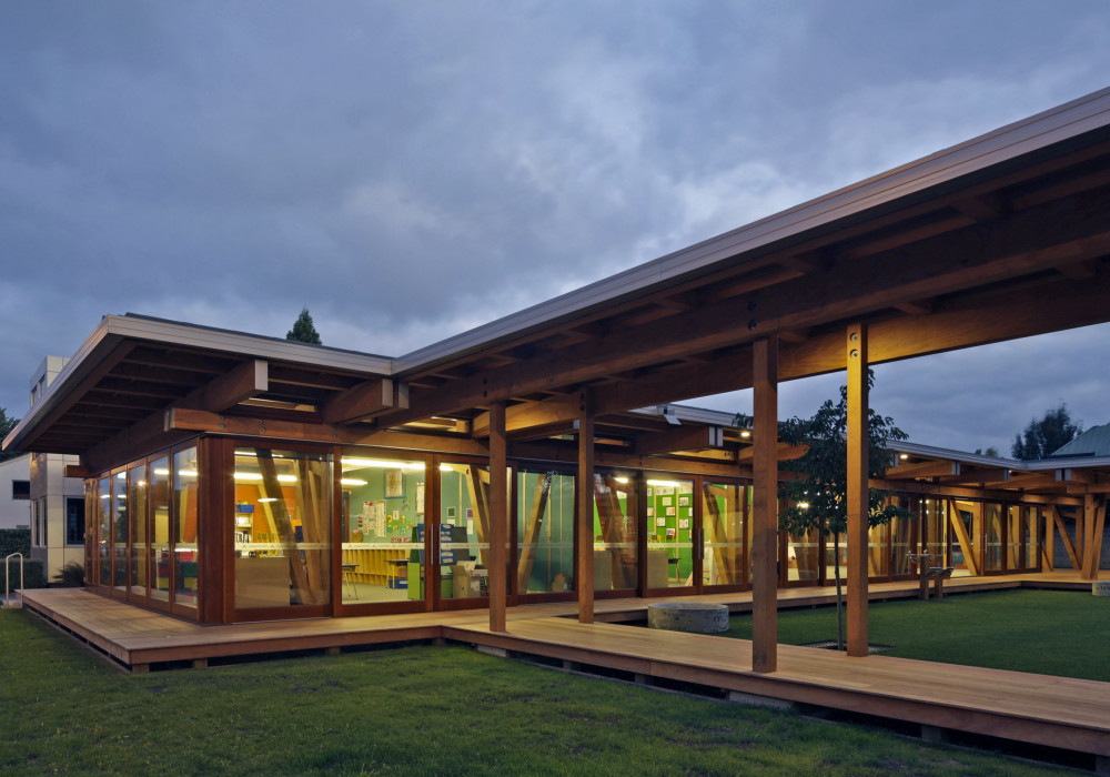 Nuralite Provides Attractive Low Pitch Roof for Christchurch School