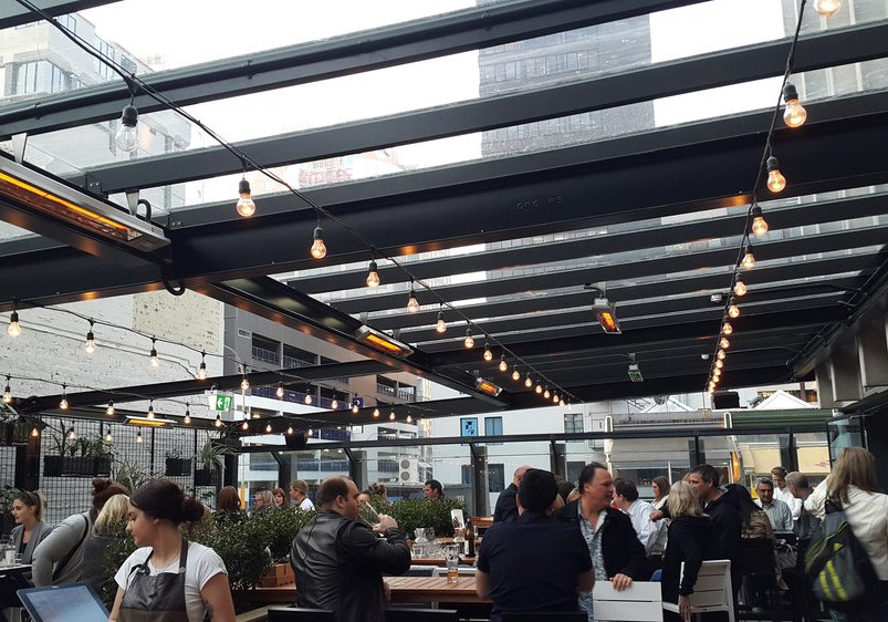 Attractive Translucent Roofing System for Auckland Bar and Eatery