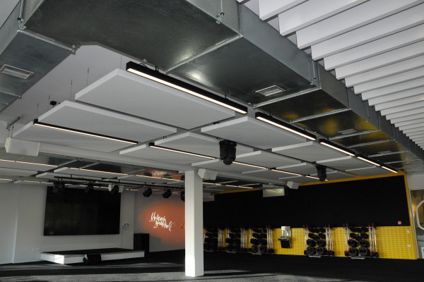 Ecoplus Acoustic Ceiling Products a Fantastic Fit for Les Mills