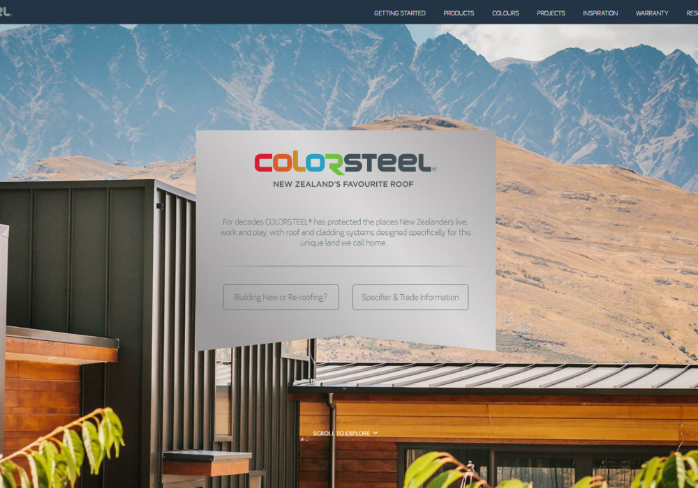 Colorsteel Launches New Website