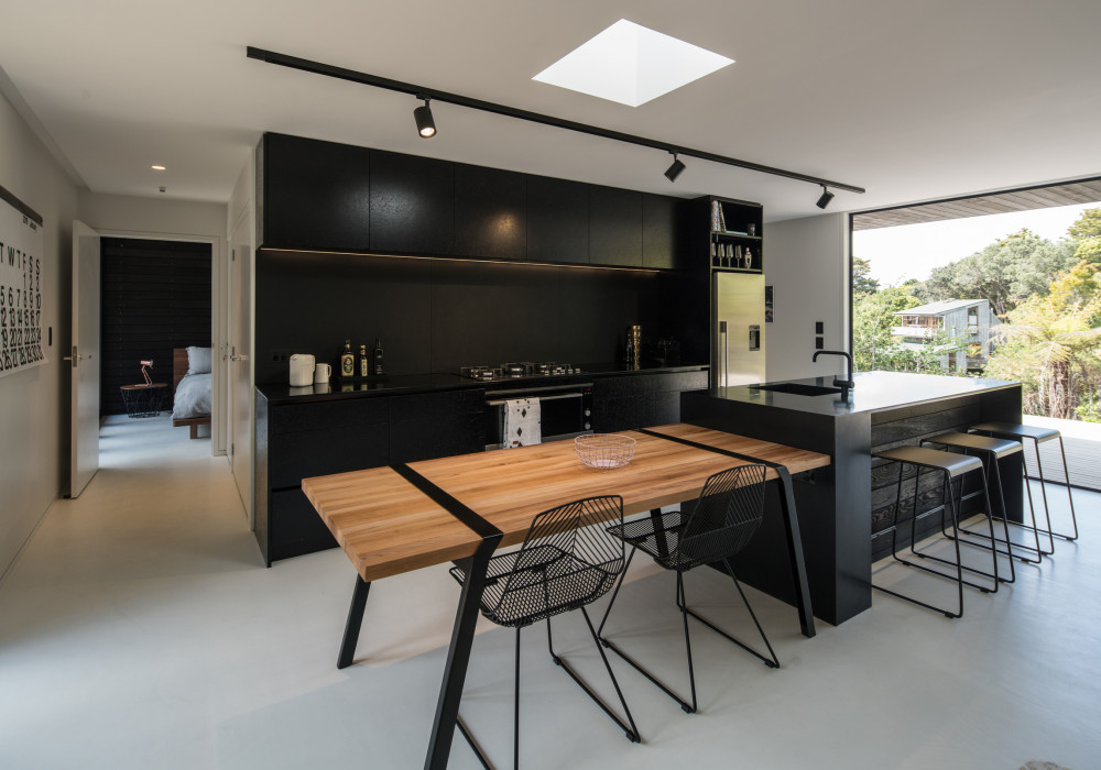 Structure Meets Style in Award-Winning Waiheke Kitchen