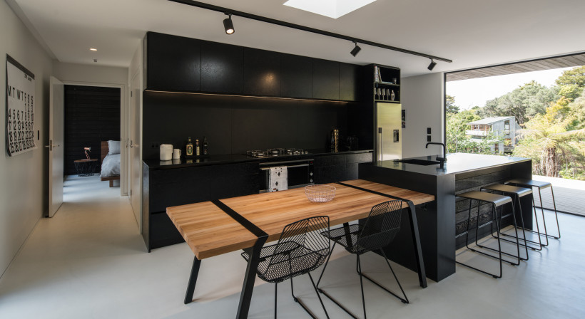 Structure Meets Style in Award-Winning Waiheke Kitchen