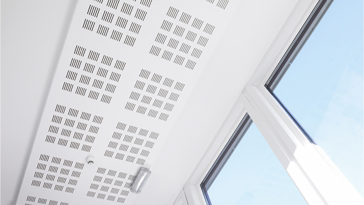 Protone Minigrid Slotted — Perforated Plasterboard.