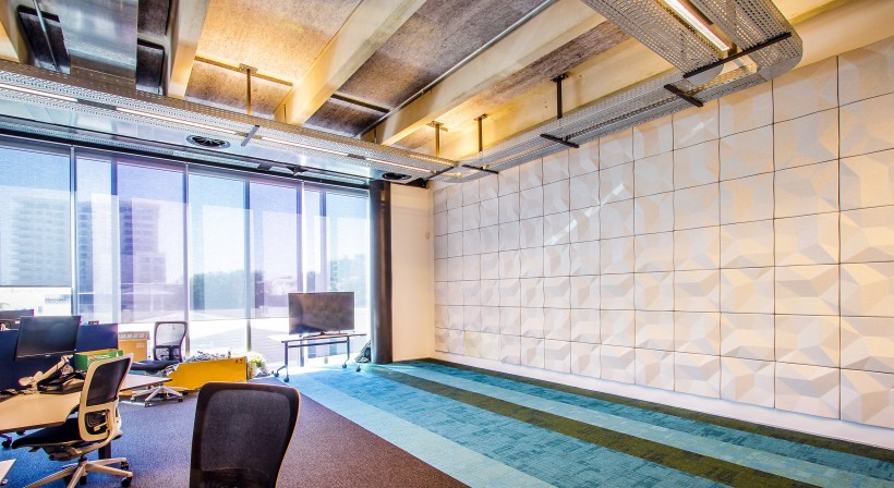 Eye-Catching Acoustic Design with OROQI 3D Polyester Tiles