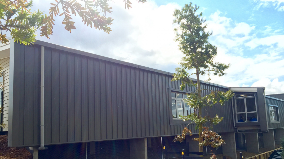 Kingspan insulated roof and wall panels have provided a long term solution for weather-tightness issues for Westmere School.