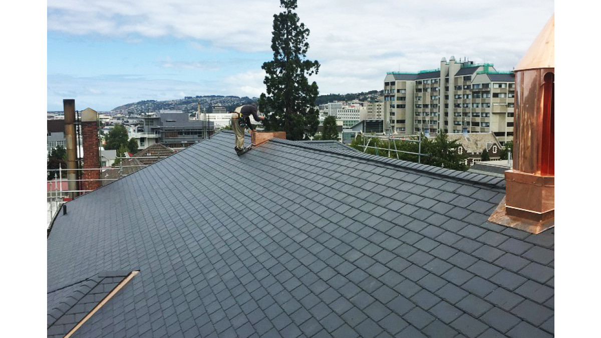 Re-roof at St Margret College.