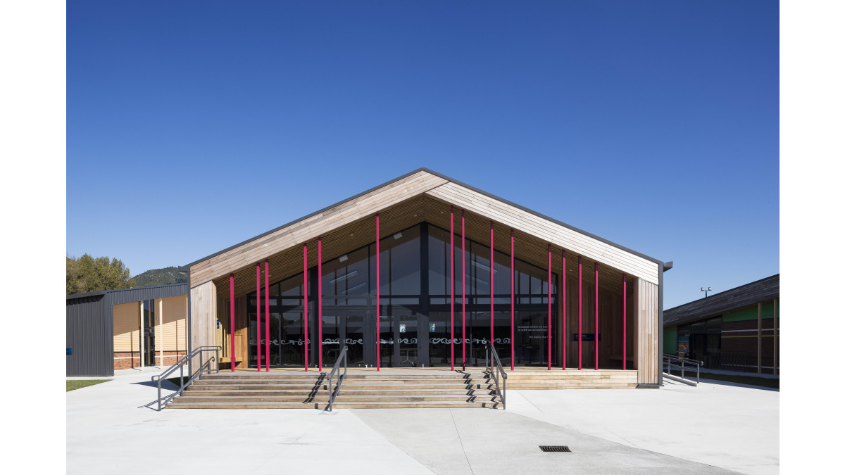 Tarawera High School by RTA Studio, winner of the Resene Total Colour Nightingale Award 2016.