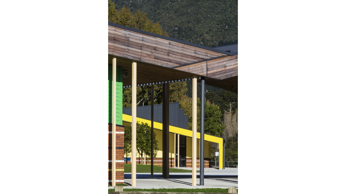Tarawera High School by RTA Studio, winner of the Resene Total Colour Nightingale Award 2016.