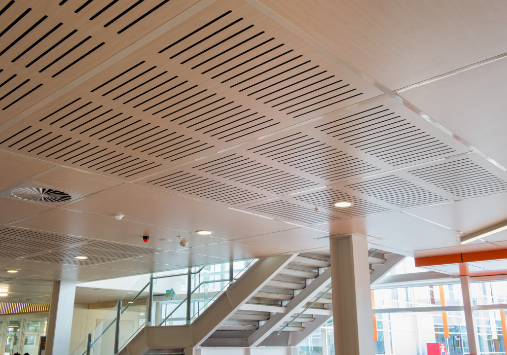 Asona Provides Innovative Ceiling Finishes for Ormiston Junior College