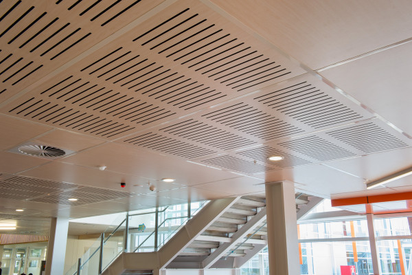 Asona Provides Innovative Ceiling Finishes for Ormiston Junior College