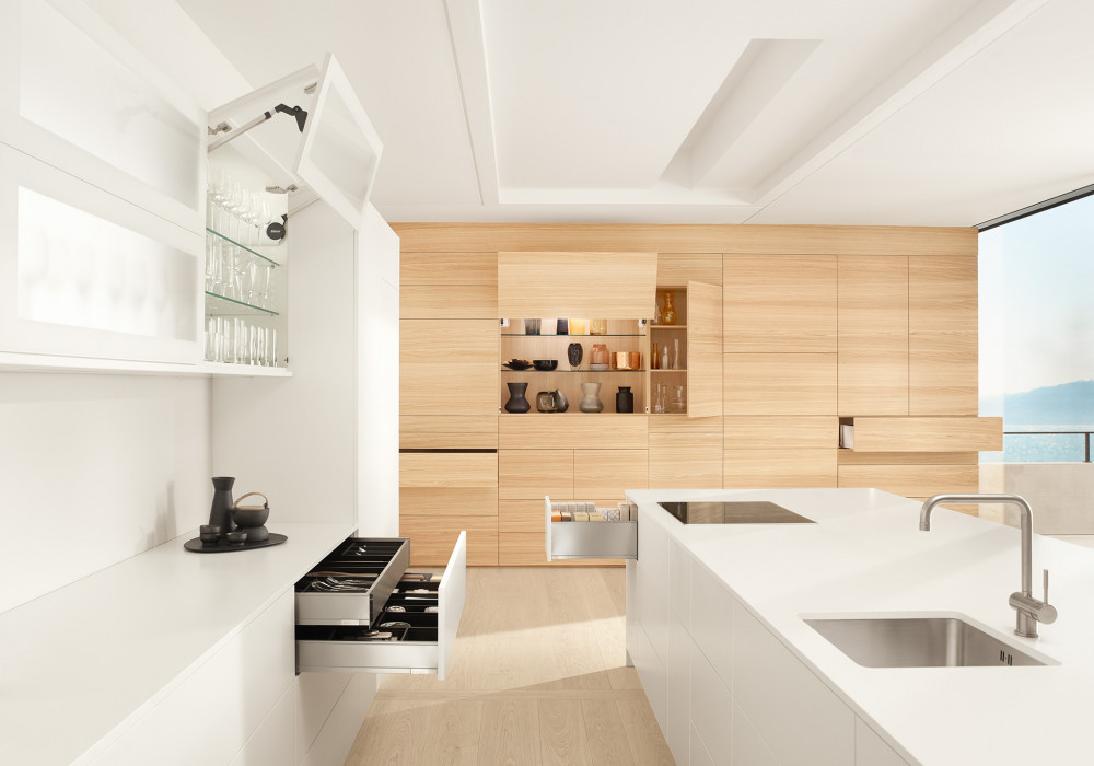 Blum Offers Practical Handle-less Design Options at All Project Levels