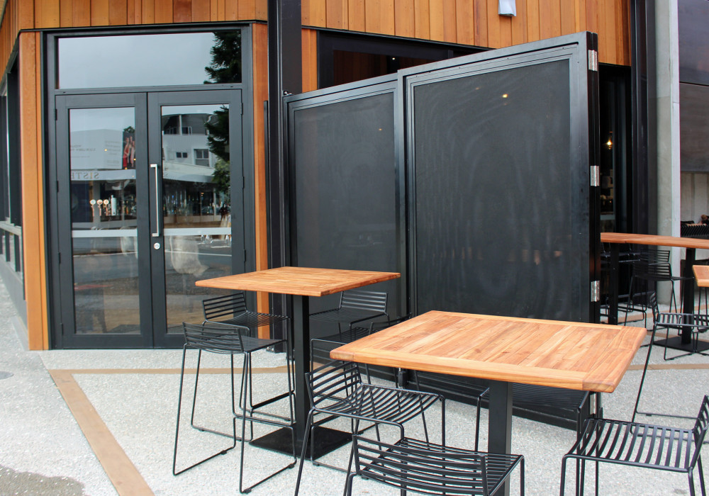 Custom Solutions in Aluminium Keep Café and Hotel Secure