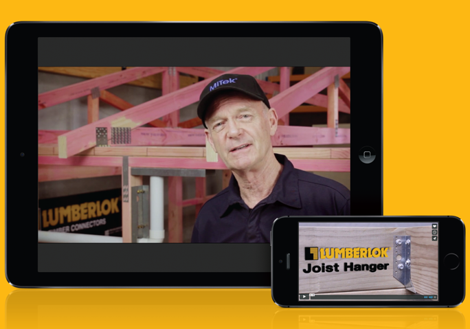Mitek App Features Simple Truss and Wall Frame Tutorials for Designers