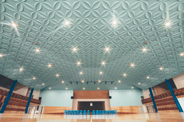 Striking Acoustic Ceiling Brings Touch of Tonga to Auckland Church