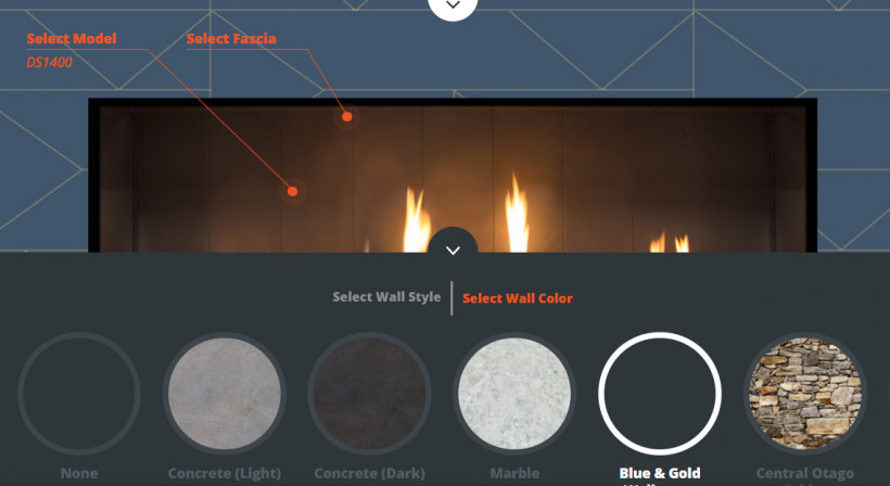 Create, Visualise and Share Fireplace Looks with Design Your Fire
