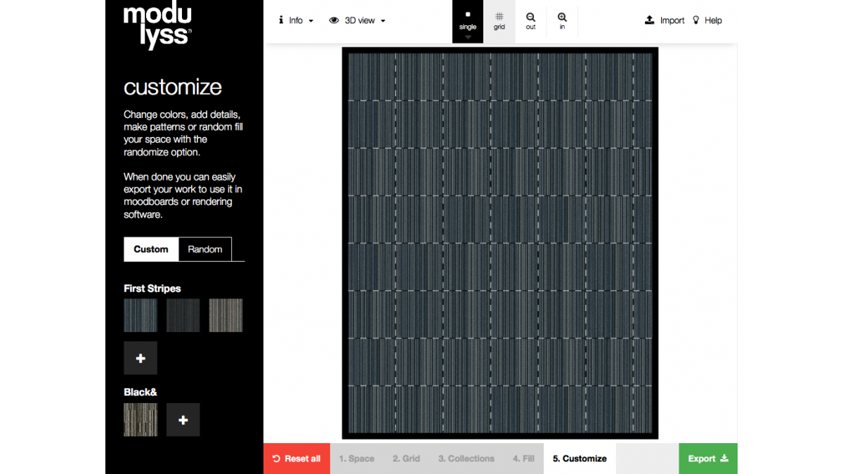 Step 5: Start designing. 